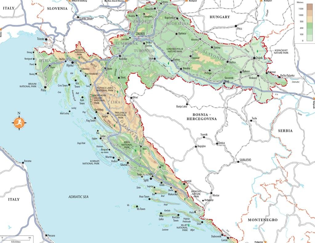 zrce strand kroatien kort