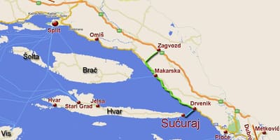 Kort omis kroatien