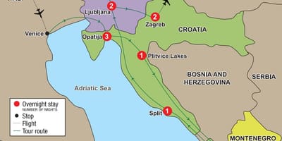 Kort opatija, kroatien