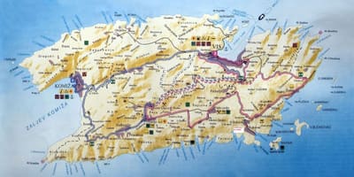 Kort over kroatien